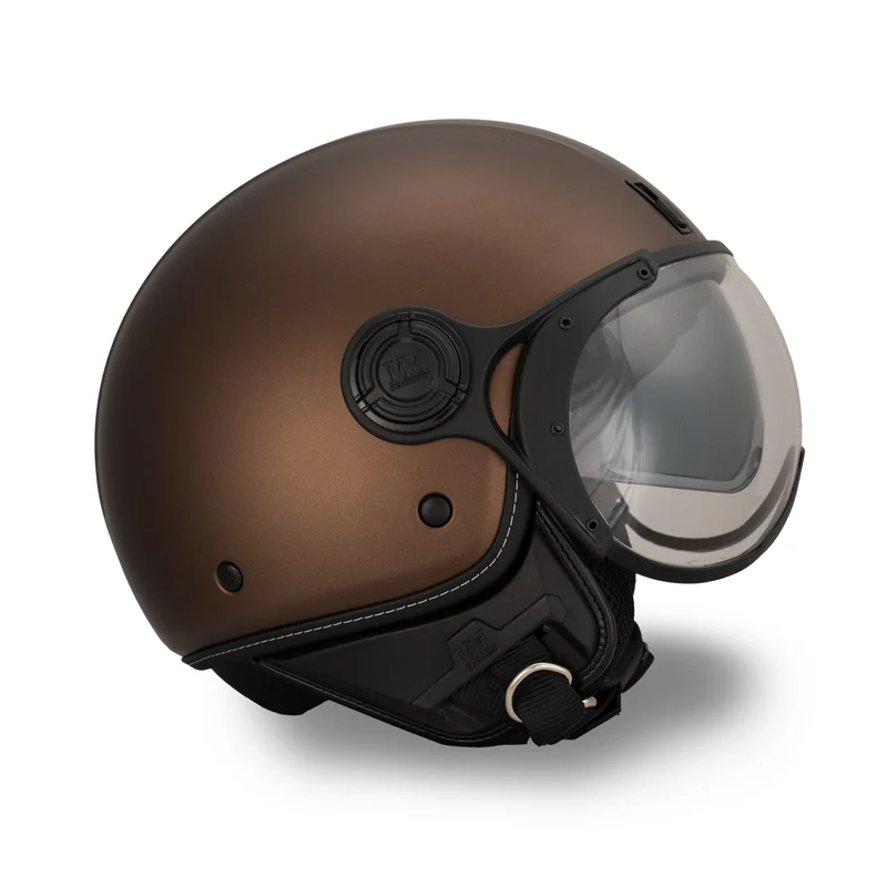 Casco JET A-Ventura Brown Monocromo