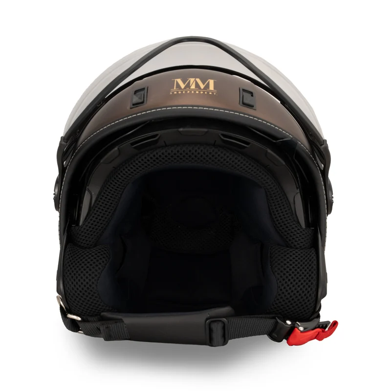 Casco JET A-Ventura Brown Monocromo