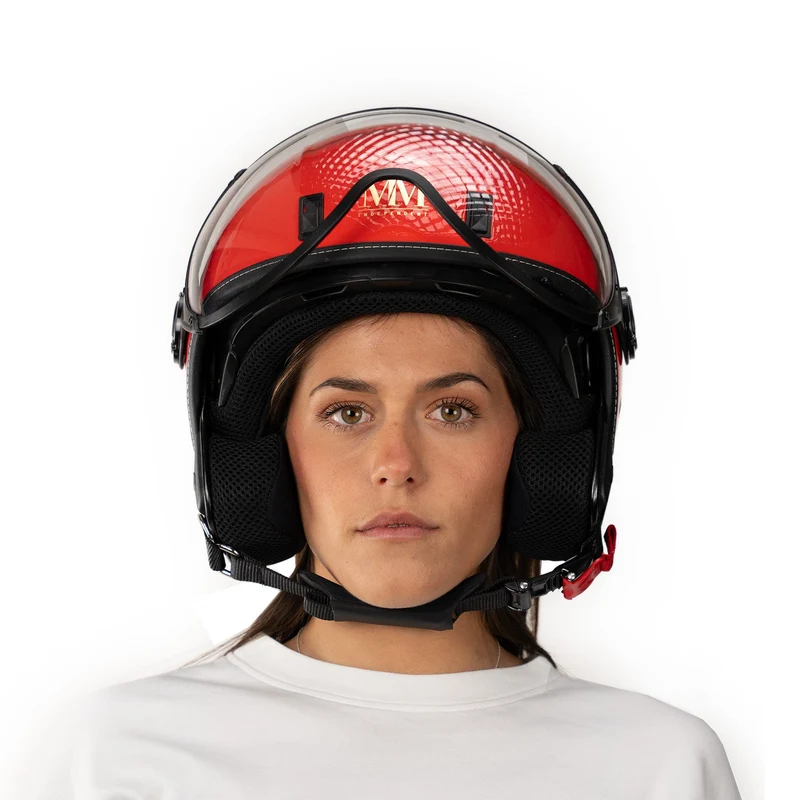Casco JET A-Ventura Rosso
