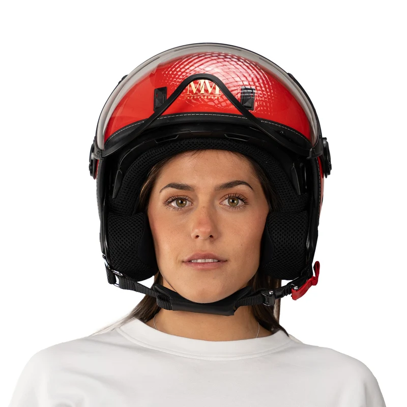 Casco JET A-Ventura Rosso