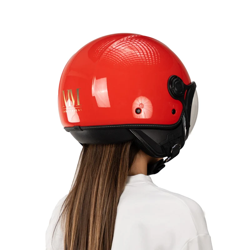 Casco JET A-Ventura Rosso