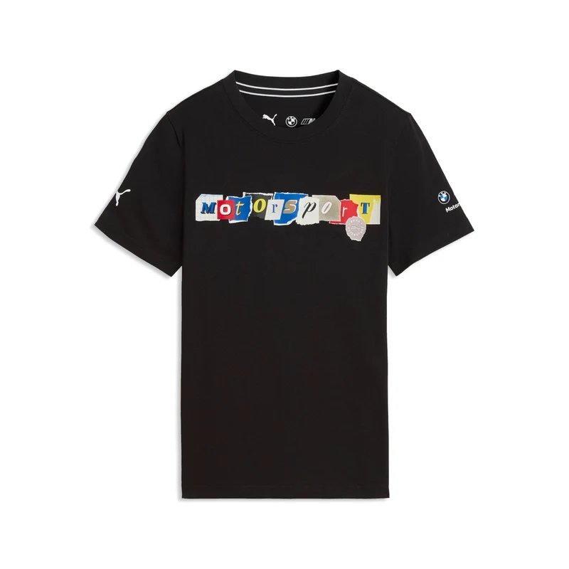 BMW M Motorsport Kids Sportswear Graphic T-Shirt, schwarz