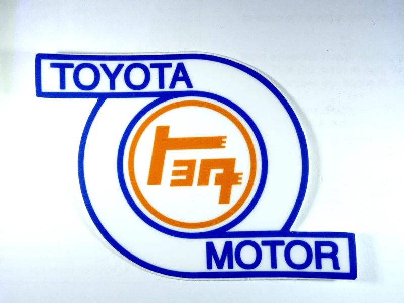 Vintage Toyota Motors Logo Sticker