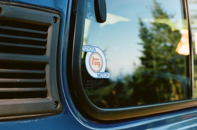Vintage Toyota Motors Logo Sticker