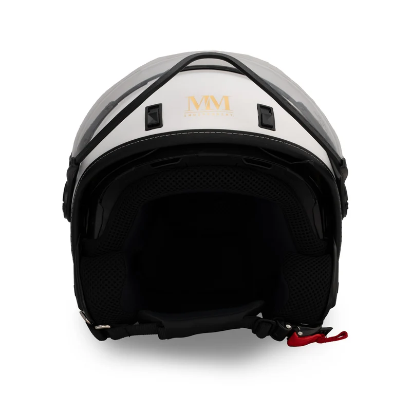 Casco Jet A-Ventura Bianco Monocromo