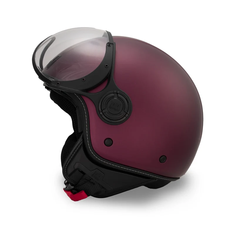 Casco JET A-Ventura Magenta Opaco Monocromo