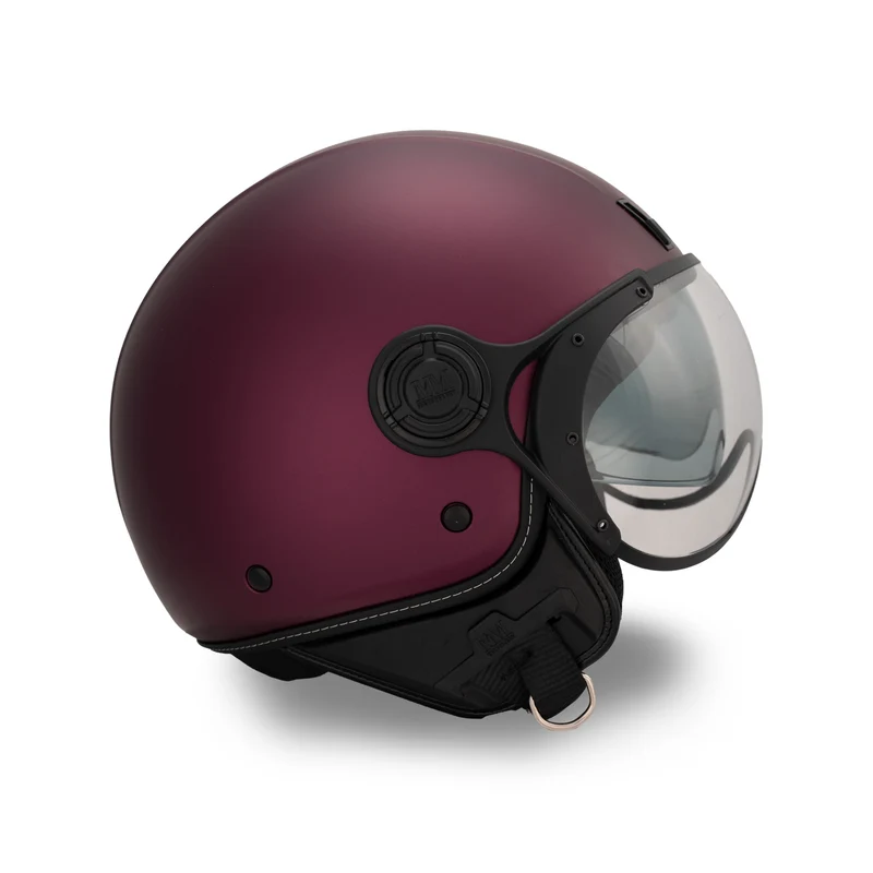 Casco JET A-Ventura Magenta Opaco Monocromo