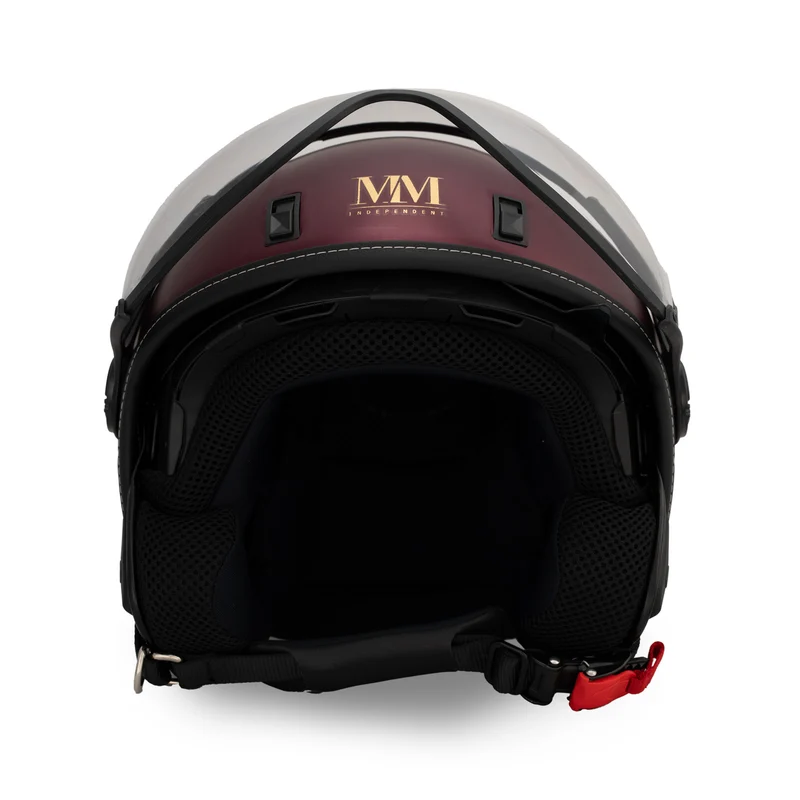 Casco JET A-Ventura Magenta Opaco Monocromo