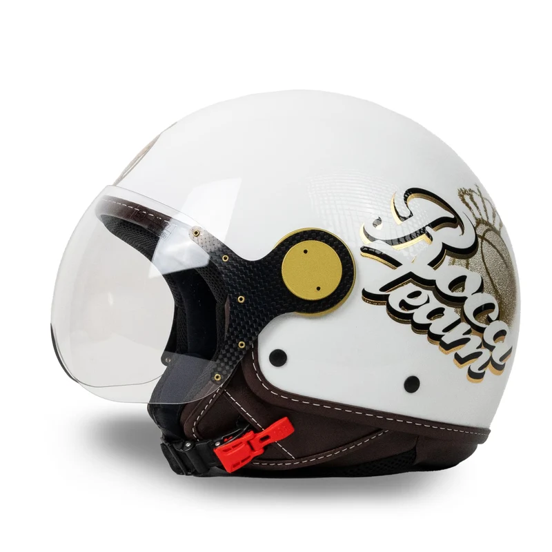 Casco “Roca Team” Monaco Color Bianco
