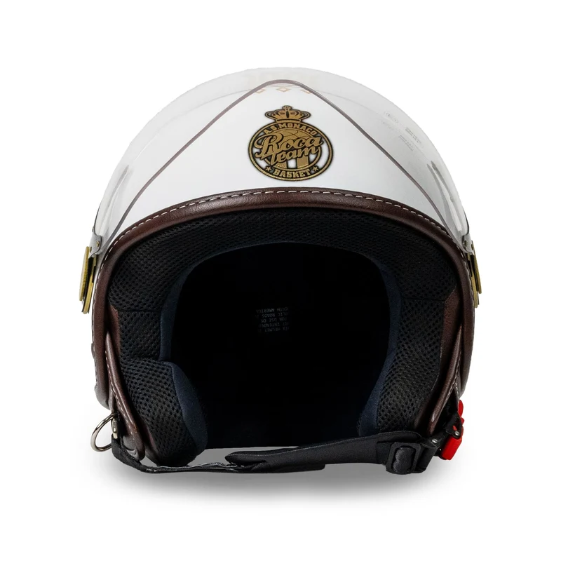 Casco “Roca Team” Monaco Color Bianco