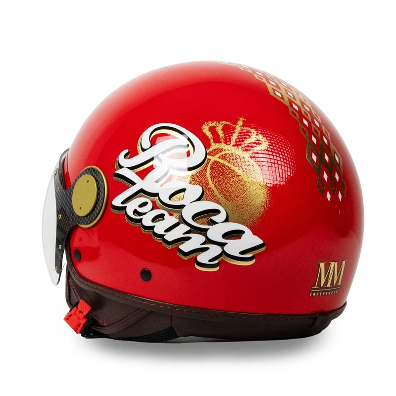 Casco “Roca Team” Monaco Color Rosso