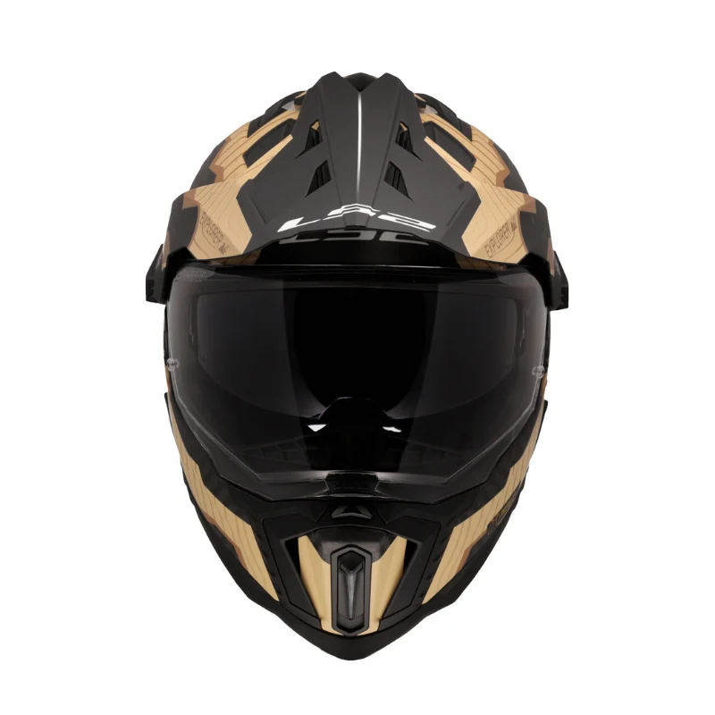 LS2 Helm MX701 Explorer Carbon Trick Matt Brown Sand