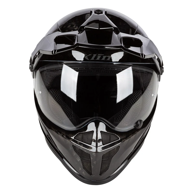 Klim Krios Karbon Adventure Helm ECE/DOT Gloss Karbon Black