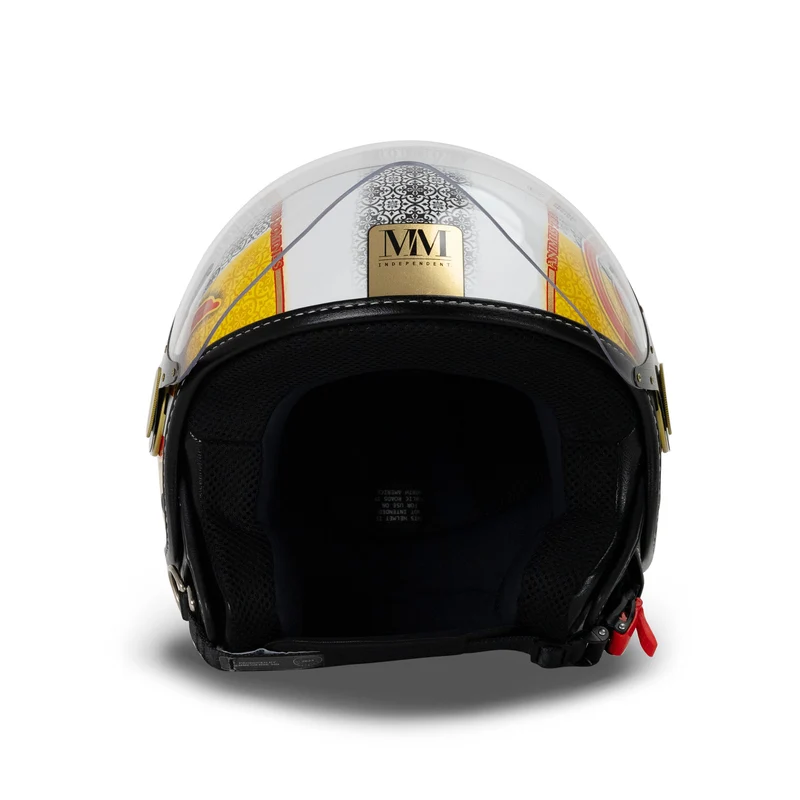 Casco Sicilia Trinacria 2.0 Giallo-Rosso Limited Edition