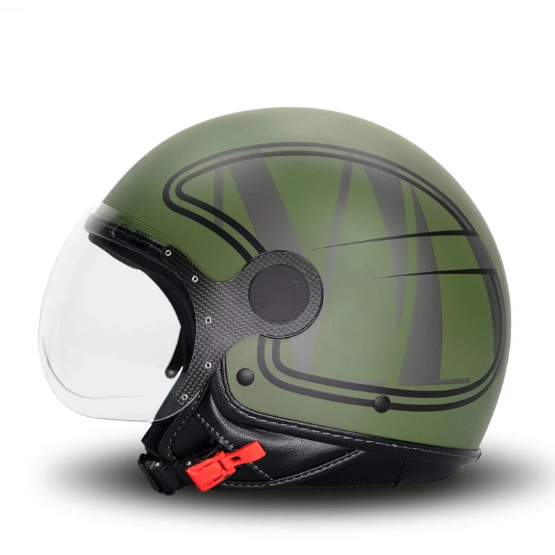 Casco Elegant in Verde Militare