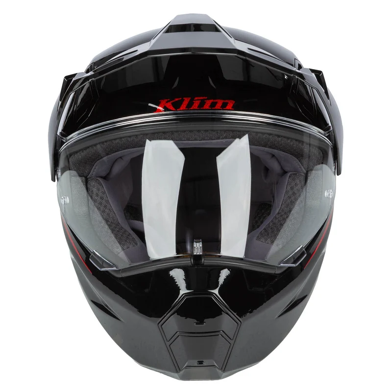 Klim X1 Alpha Helm ECE/DOT Quanta Gloss Black - Fiery Red