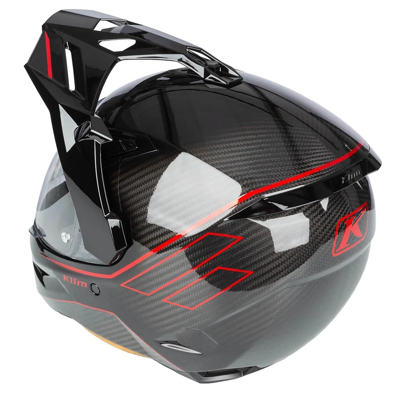 Klim X1 Alpha Helm ECE/DOT Quanta Gloss Black - Fiery Red