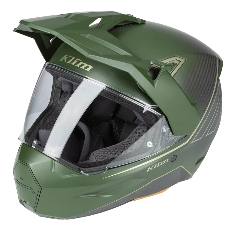 Klim X1 Alpha Helm ECE/DOT Quanta Matte Rifle Green - Oil Green
