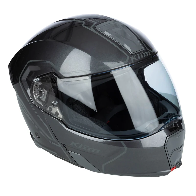 Klim GT1 Expedition Helm ECE/DOT Gloss Metallic Asphalt