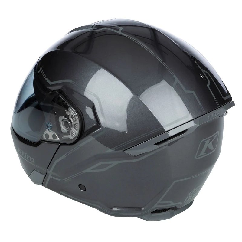 Klim GT1 Expedition Helm ECE/DOT Gloss Metallic Asphalt