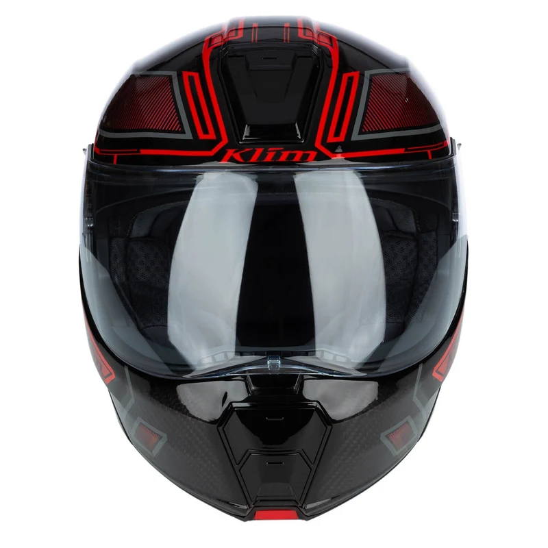 Klim GT1 Expedition Helm ECE/DOT Encrypted Gloss Black - Redrock