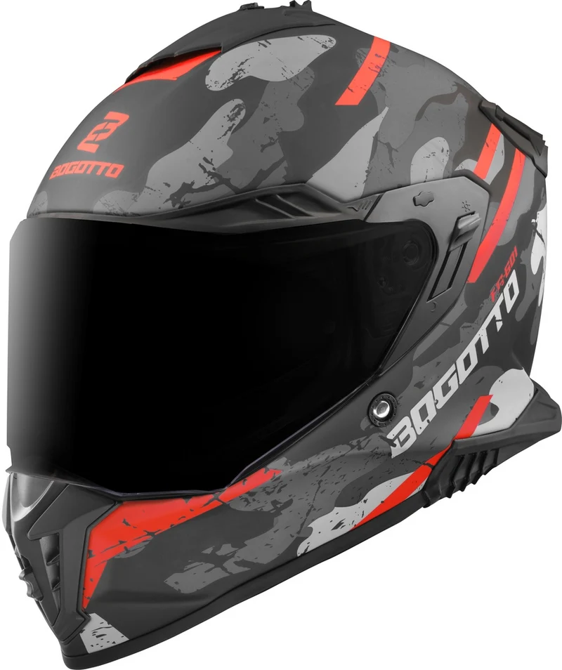 Bogotto FG-601 Sniper Fiberglass Enduro Helmet