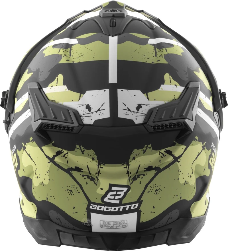 Bogotto FG-601 Sniper Fiberglass Enduro Helmet