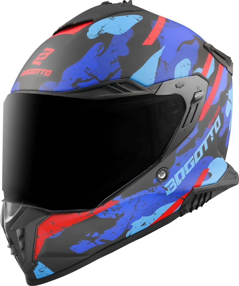 Bogotto FG-601 Sniper Fiberglass Enduro Helmet