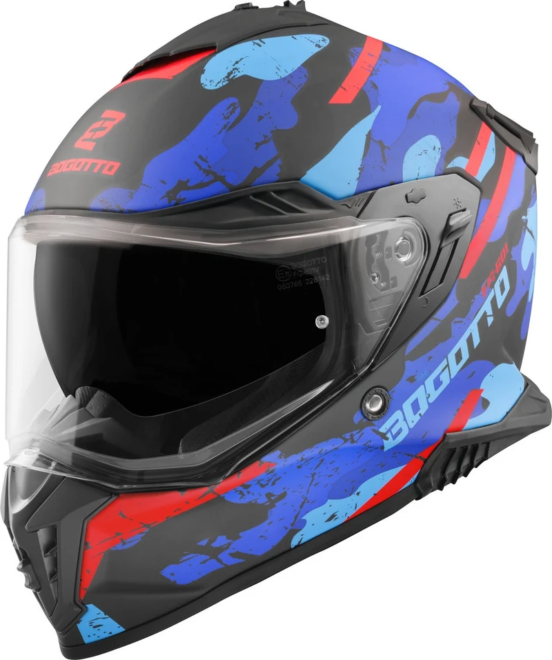 Bogotto FG-601 Sniper Fiberglass Enduro Helmet