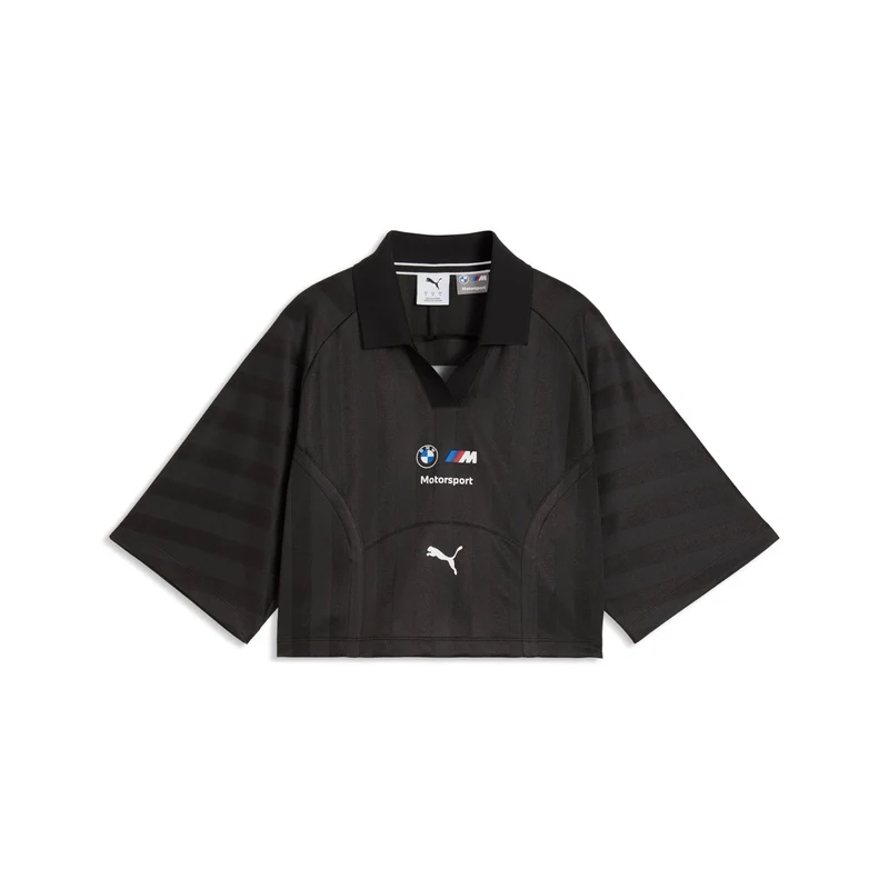 BMW M Motorsport Wmn cropped Polo, schwarz