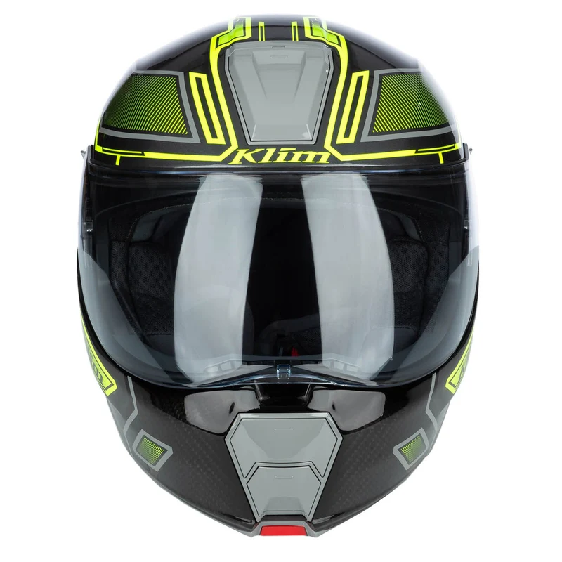 Klim GT1 Expedition Helm ECE/DOT Encrypted Gloss Asphalt - Hi-Vis