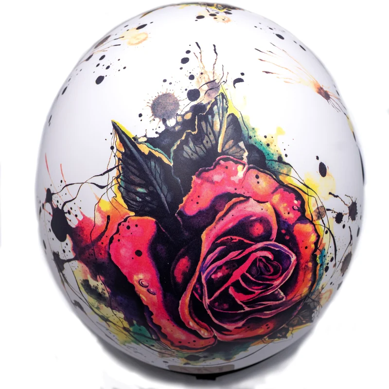 Casco Tattoo Rose