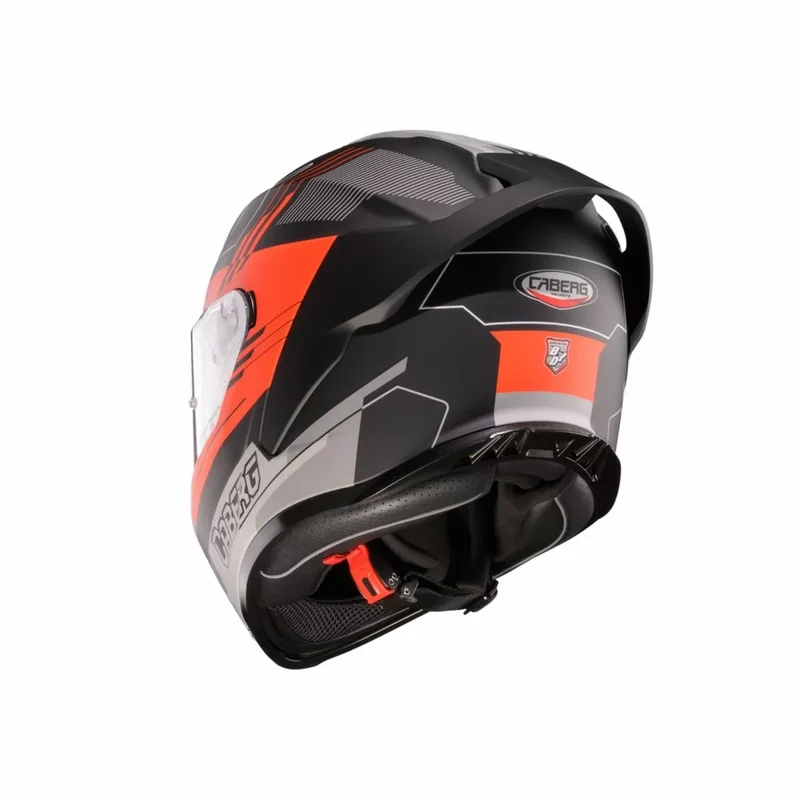 CABERG ROXTER COLT CASCO INTEGRAL MATT NEGRO ROJO FLÚOR GRIS