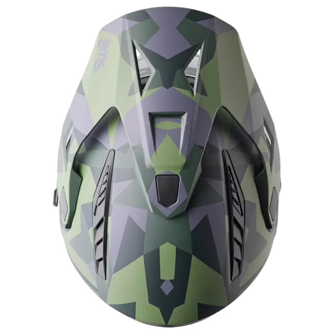 GMS ADVENTUS CASCO DE MOTO MATT NEGRO VERDE