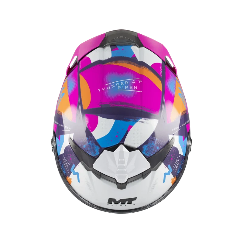 MT FF118BSV THUNDER 4 R SV PIPEN CASCO DE MOTO C8 GLOSS