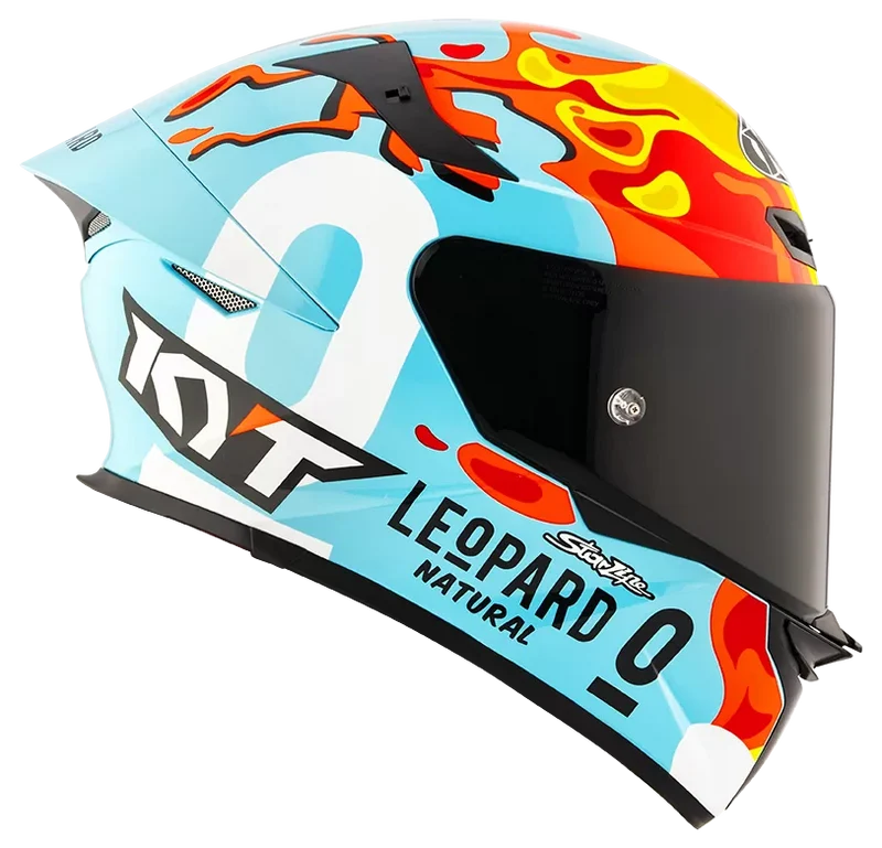 KYT TT-REVO REPLICA LEOPARD ARAGON /E06 CASCO INTEGRAL