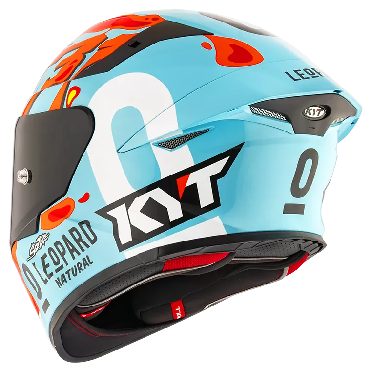 KYT TT-REVO REPLICA LEOPARD ARAGON /E06 CASCO INTEGRAL