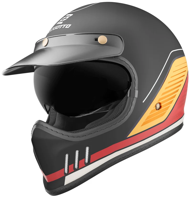 Bogotto FF980 EX-R Caferacer Cross Helmet