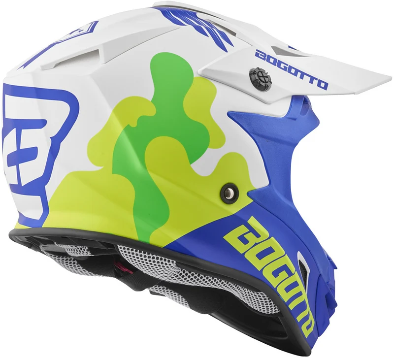 Bogotto V328 Camo Fiberglass Motocross Helmet