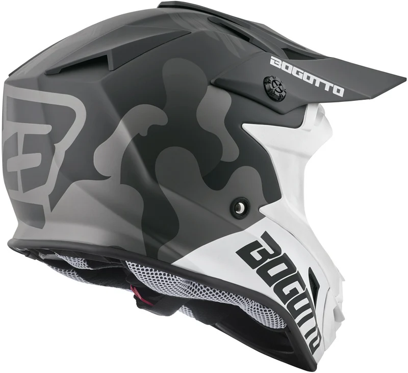 Bogotto V328 Camo Fiberglass Motocross Helmet