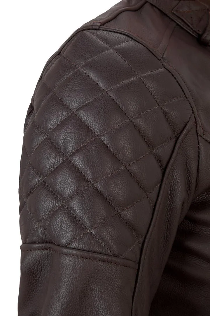 Bogotto Chicago Retro Ladies Motorcycle Leather Jacket