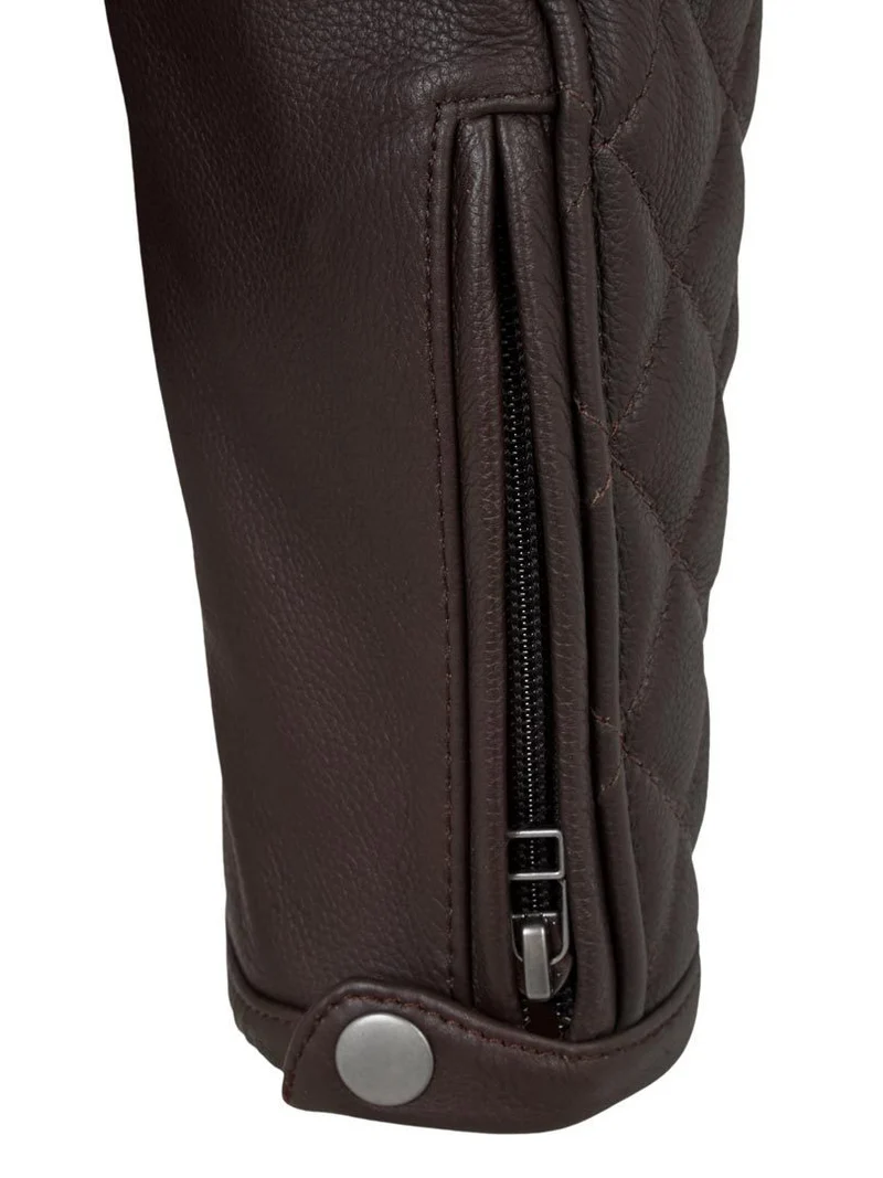 Bogotto Chicago Retro Ladies Motorcycle Leather Jacket