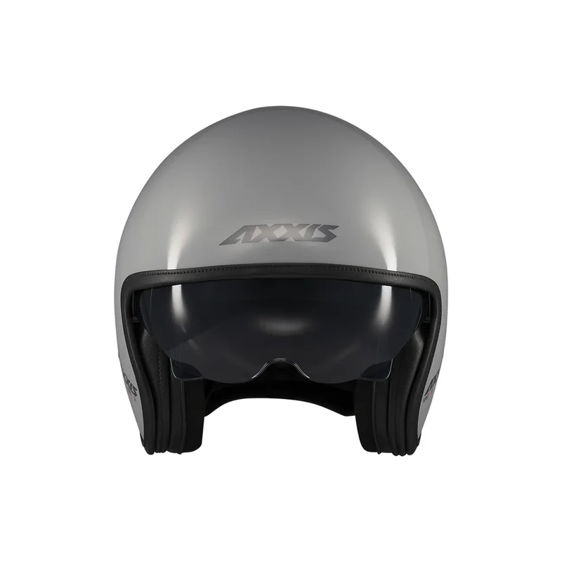 AXXIS OF507SVB HORNET SV S SOLID A2 CASCO DE MOTO GRIS BRILLO