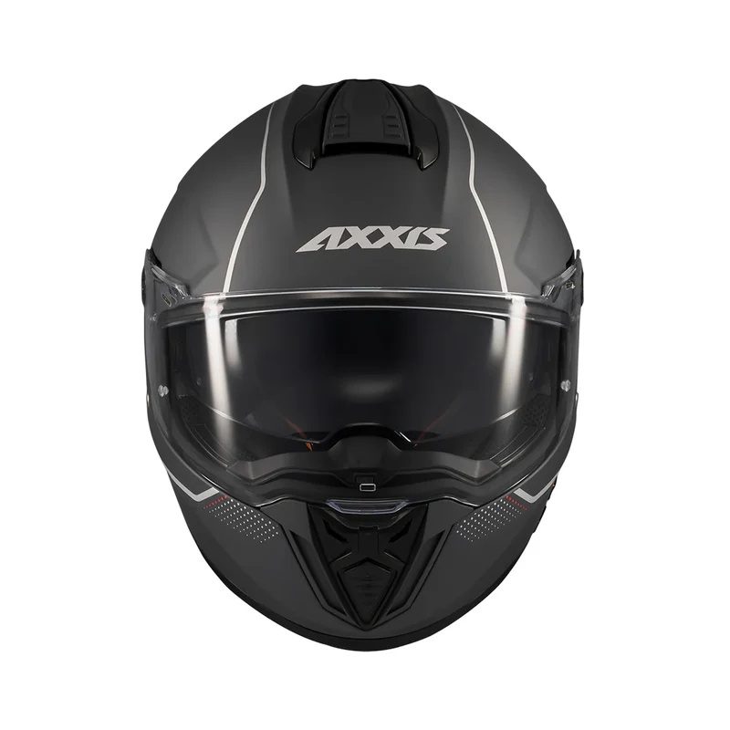 AXXIS FF122SV HAWK SV EVO SOLID A2 CASCO DE MOTO TITANIUM MATE