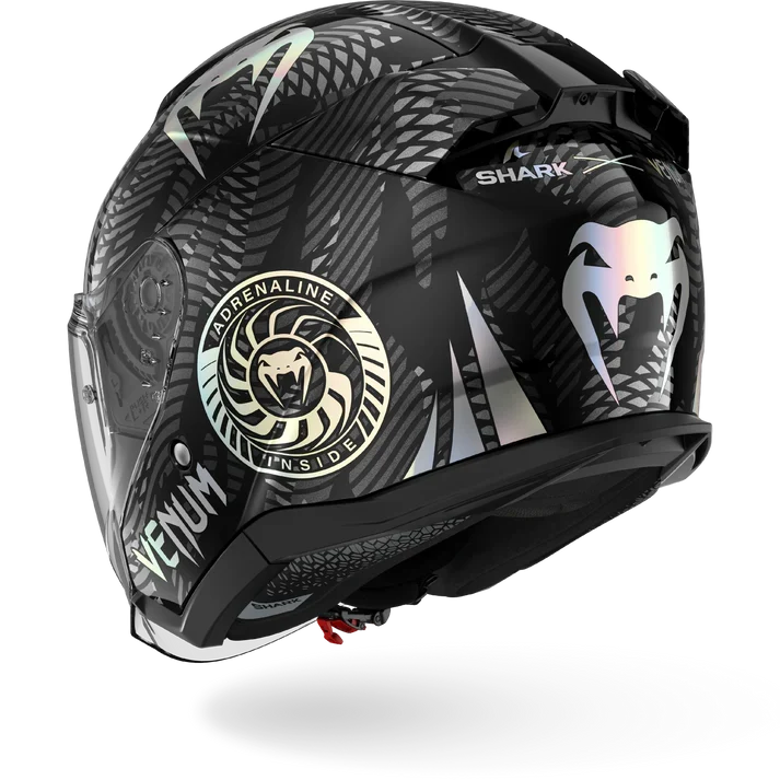 SHARK SKWAL JET VENUM CASCO DE MOTO CROMO NEGRO ANTRACITE