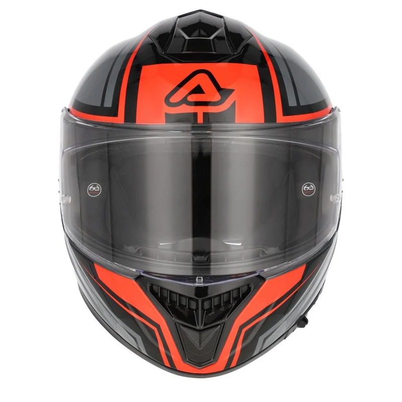 ACERBIS TARMAK-X 257 CASCO AVENTURO DE MOTO GRIS ROJO