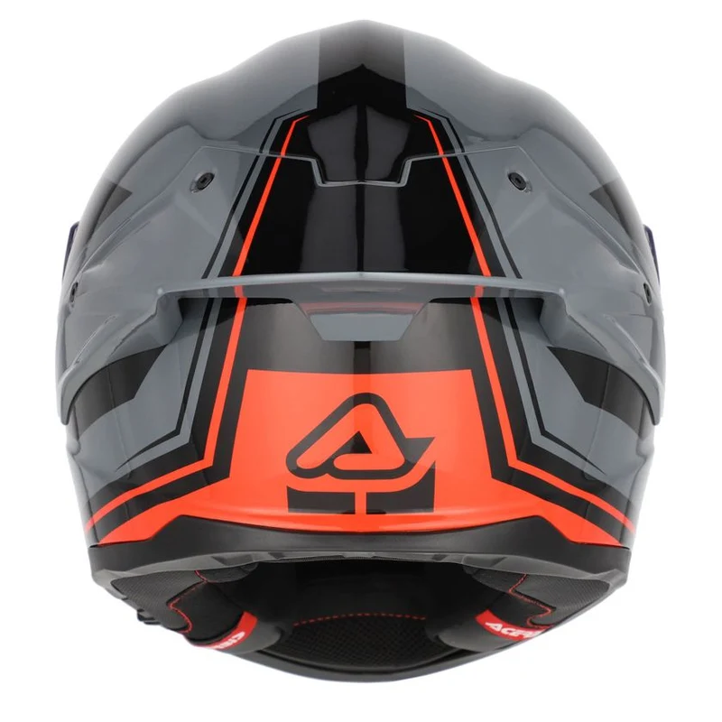 ACERBIS TARMAK-X 257 CASCO AVENTURO DE MOTO GRIS ROJO