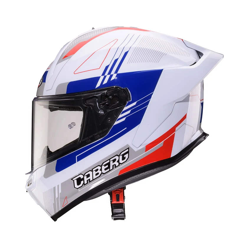 CABERG ROXTER COLT CASCO INTEGRAL BLANCO ROJO AZUL GRIS