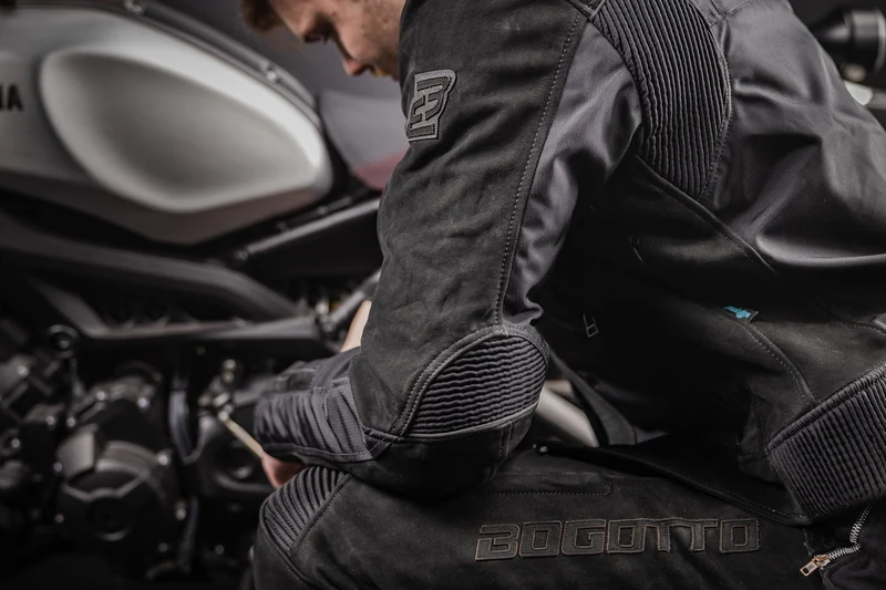 Bogotto Tek-M waterproof Motorcycle Leather- / Textile Jacket