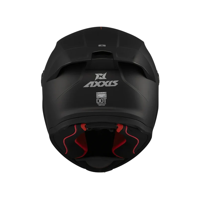 AXXIS FF132 FENIX SOLID A1 CASCO DE MOTO NEGRO MATE